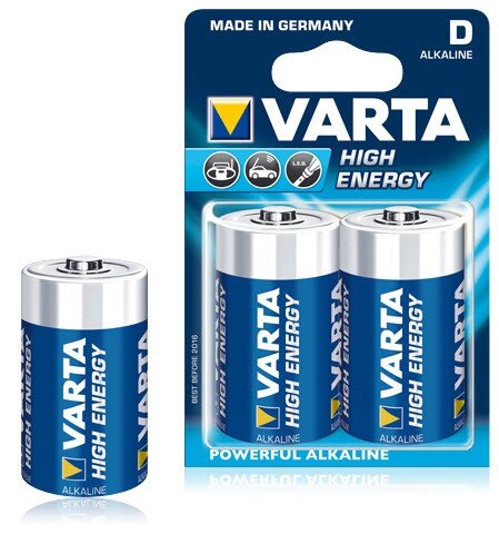 Varta High energy D batterijen