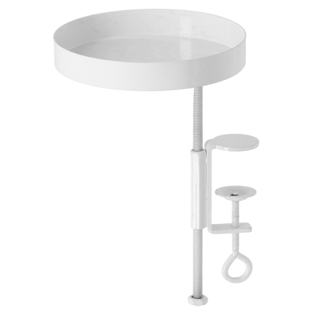 Vensterbankklem met plateau wit S