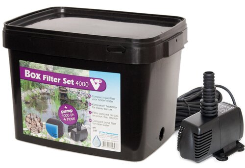 Vijvertechniek box filter 4000 + pomp