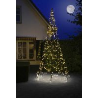 Fairybell vlaggenmast 400 cm 640 lampjes warm wit - afbeelding 1