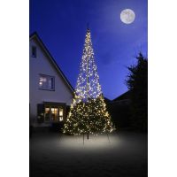 Fairybell vlaggenmast 600 cm 1200 lampjes warm wit - afbeelding 1