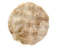 Vloerkleed polyester 38 cm beige