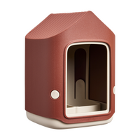 Voedersilo cosy 18 cm toscaans rood - afbeelding 2