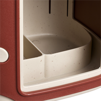 Voedersilo cosy 18 cm toscaans rood - afbeelding 3