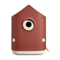 Vogelhuis cosy 18 cm toscaans rood - afbeelding 1