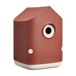 Vogelhuis cosy 18 cm toscaans rood - afbeelding 2