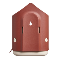 Vogelhuis cosy 18 cm toscaans rood - afbeelding 4