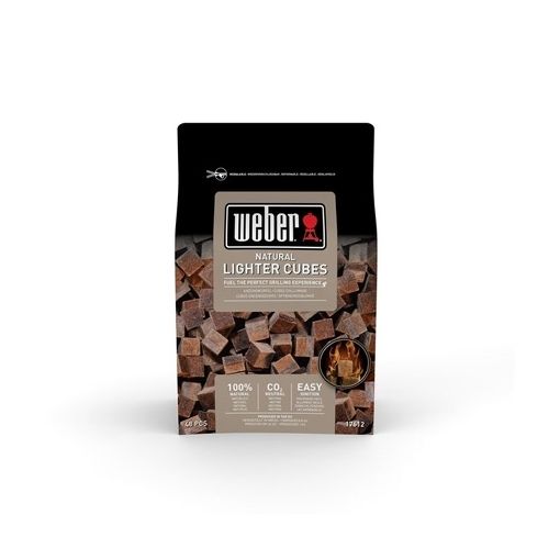 Weber aanmaakblokjes bruin ecologisch 48 stuks