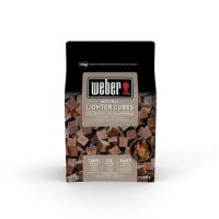 Weber aanmaakblokjes bruin ecologisch 48 stuks