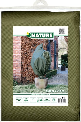 Winterafdekhoes met rits H 250 cm D 200 cm groen - afbeelding 1