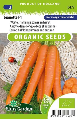 Wortel zaden Jeanette F1 BIO