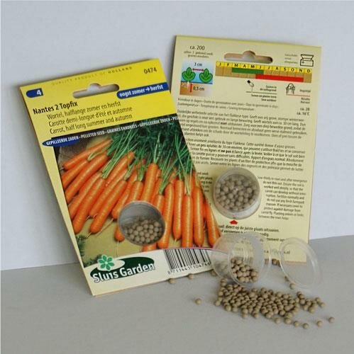 Wortel zaden Nantes 2 Topfix pillen - afbeelding 2