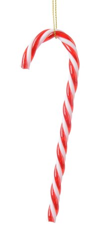 Kersthanger zuurstok 12.5 cm 6 stuks